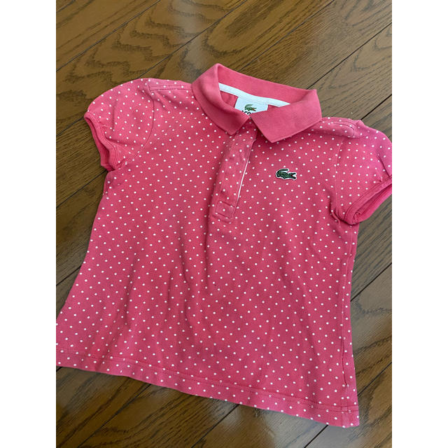 LACOSTE(ラコステ)のラコステ 100cm  女の子ポロシャツ キッズ/ベビー/マタニティのキッズ服女の子用(90cm~)(Tシャツ/カットソー)の商品写真