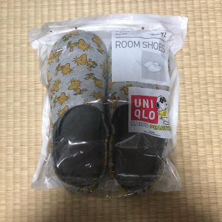 ユニクロ(UNIQLO)のPEANUTS KAWS UNIQLO ROOM SHOES カウズ　ルーム(スリッパ/ルームシューズ)