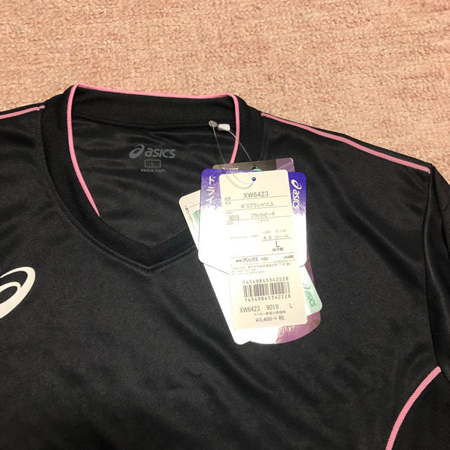 asics(アシックス)のアシックスバレー練習着レディース Lサイズ レディースのトップス(Tシャツ(長袖/七分))の商品写真