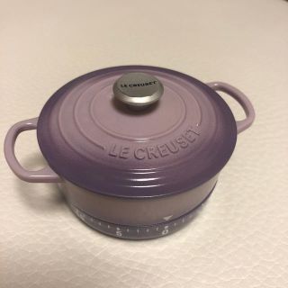 ルクルーゼ(LE CREUSET)のルクルーゼ  キッチンタイマー　パープル(収納/キッチン雑貨)