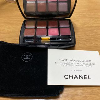 シャネル(CHANEL)のCHANEL シャネル トラベルアクアルミエールパレット　中古　匿名配送送料込み(コフレ/メイクアップセット)