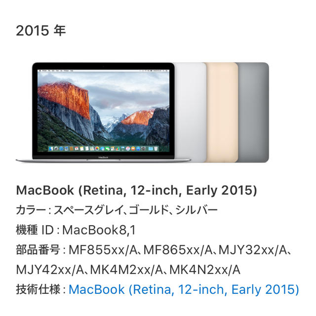 (24時間限定最終プライス) macbook early 2015 12インチ