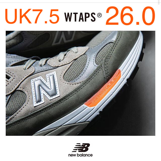 W)taps(ダブルタップス)のWtaps New Balance M992WT 992 メンズの靴/シューズ(スニーカー)の商品写真