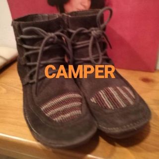 カンペール(CAMPER)のCAMPERミネトンカショートブーツ(ブーツ)