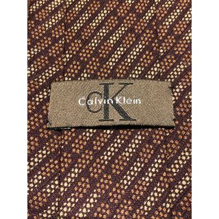 シーケーカルバンクライン(ck Calvin Klein)の【Calvin Klein】美品　ネクタイ　大人のストライプ(ネクタイ)