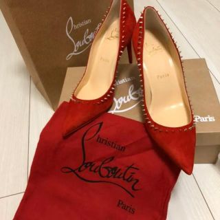 クリスチャンルブタン(Christian Louboutin)のルブタン ハイヒール パンプス スタッズ 赤(ハイヒール/パンプス)