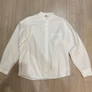 ムジルシリョウヒン(MUJI (無印良品))のnike様専用　新疆綿オックススタンドカラーシャツ(シャツ)