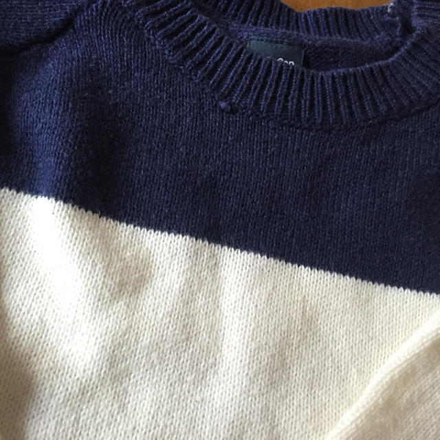 babyGAP(ベビーギャップ)のバレンタイン限定商品ニットワンピース キッズ/ベビー/マタニティのキッズ服女の子用(90cm~)(ワンピース)の商品写真