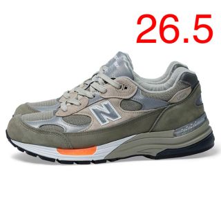 ダブルタップス(W)taps)のWTAPS NEW BALANCE M992WT 26.5cm(スニーカー)