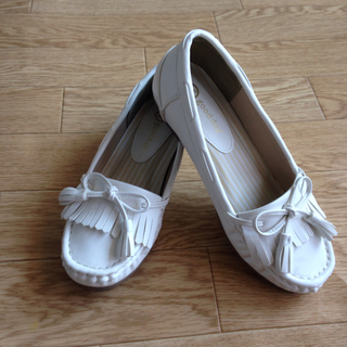 白ローファー(ローファー/革靴)