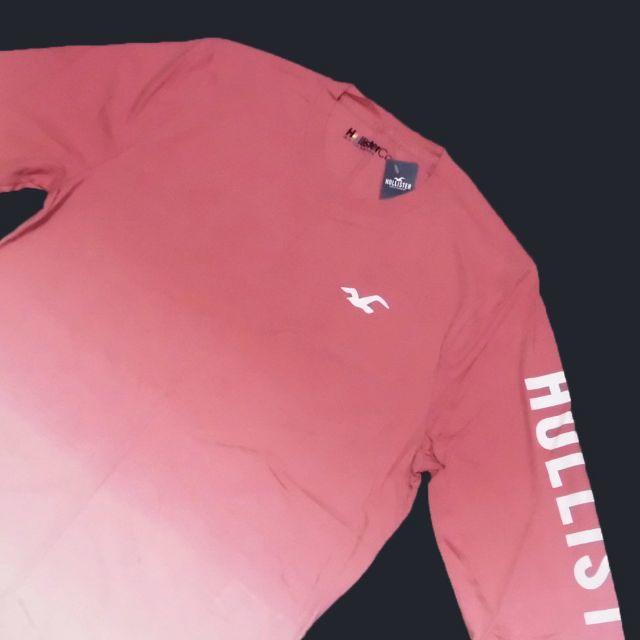 Hollister(ホリスター)の★新品★ホリスター★グラデーションタイダイ長袖Tシャツ (Pink/XL) メンズのトップス(Tシャツ/カットソー(七分/長袖))の商品写真