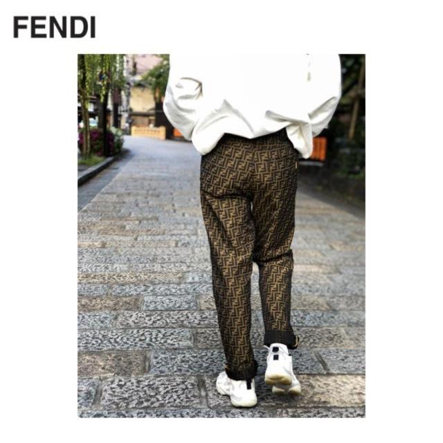 fendi パンツ ズボン グレー S