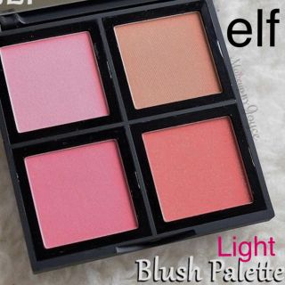 ★elf★チークパレット 4色パウダー★Light ライト★発色綺麗(チーク)