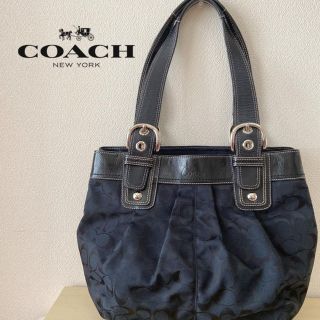 コーチ(COACH)の★美品★COACH コーチ シグネチャー　トートバッグ　ショルダーバッグ(トートバッグ)