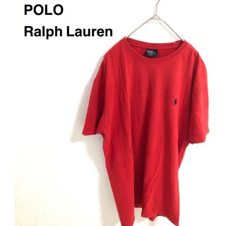 ポロラルフローレン(POLO RALPH LAUREN)のポロ　ラルフローレン  古着　Tシャツ　赤(Tシャツ/カットソー(半袖/袖なし))