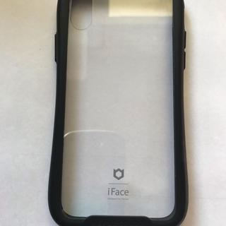 iface iphone X用　REFLECTION ブラック(iPhoneケース)