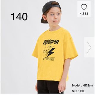 ジーユー(GU)のGU ポケモン Tシャツ　140(Tシャツ/カットソー)