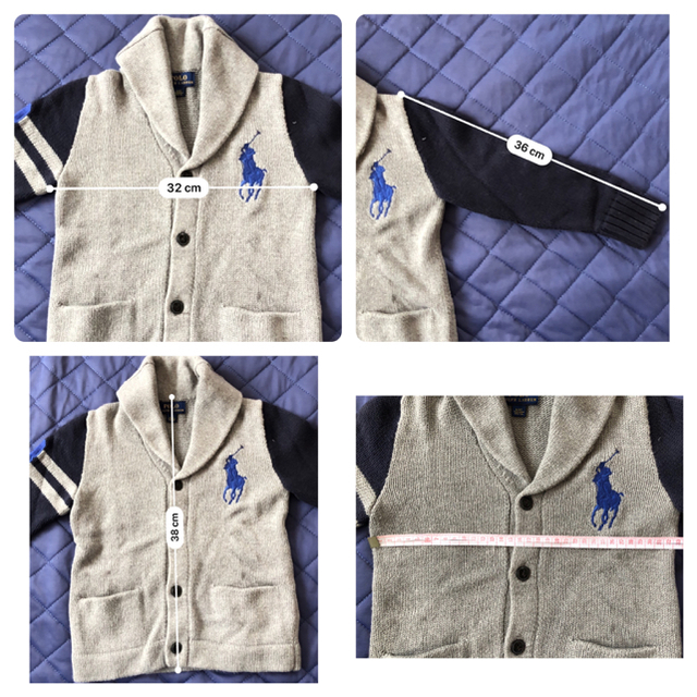 Ralph Lauren(ラルフローレン)のRalph Lauren カーディガン　4T キッズ/ベビー/マタニティのキッズ服男の子用(90cm~)(カーディガン)の商品写真