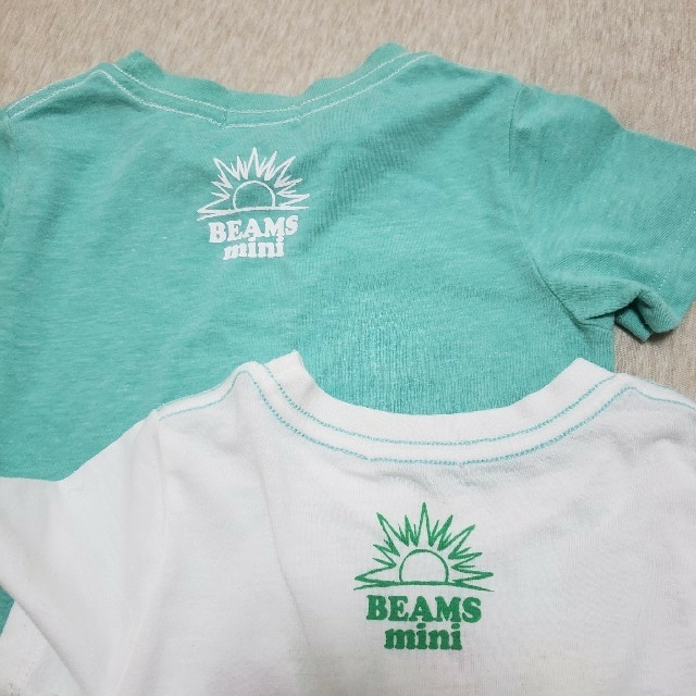 BEAMS(ビームス)のBEAMSスマイルTシャツ２枚セット キッズ/ベビー/マタニティのキッズ服男の子用(90cm~)(Tシャツ/カットソー)の商品写真