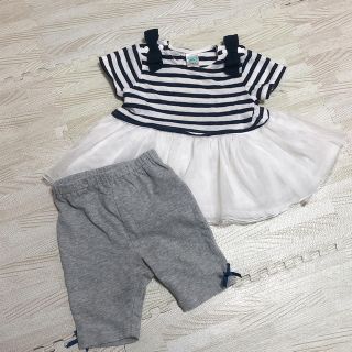 マザウェイズ(motherways)のmatherways ベビー服　女の子　セット　ワンピース　ズボン　70センチ(ワンピース)