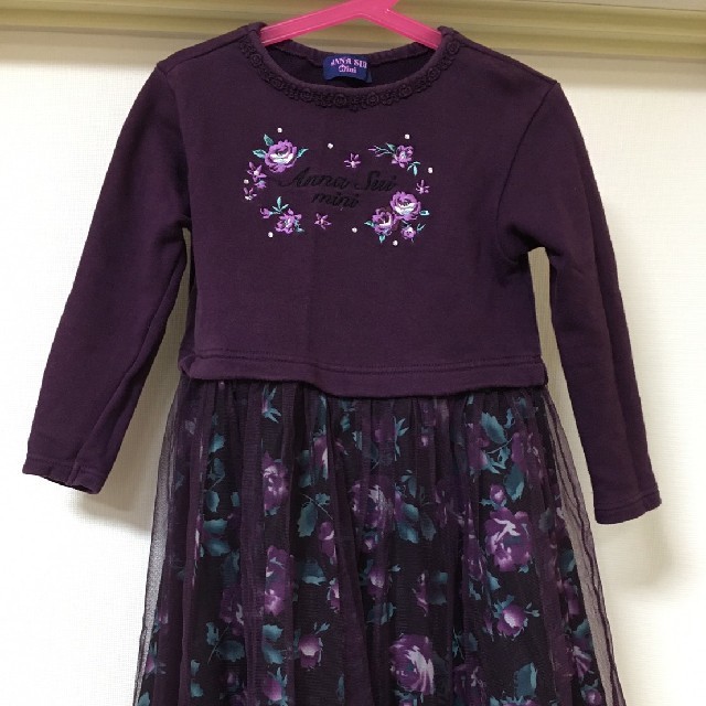 ANNA SUI(アナスイ)のAnna Sui mini ワンピース 120cm キッズ/ベビー/マタニティのキッズ服女の子用(90cm~)(ワンピース)の商品写真