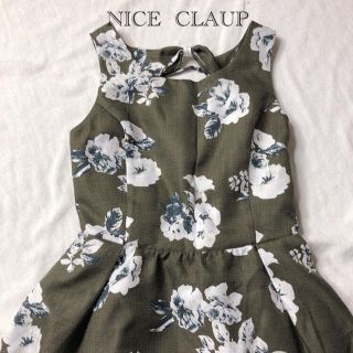 ナイスクラップ(NICE CLAUP)の花柄 ワンピース⭐︎ナイスクラップ(ひざ丈ワンピース)