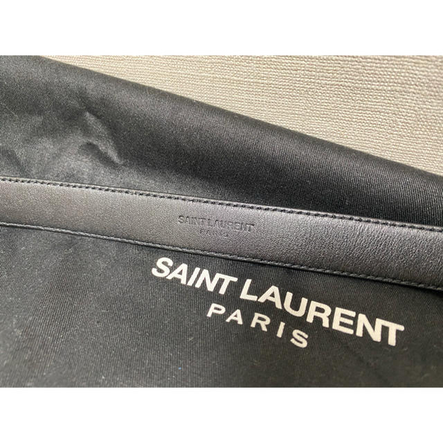 Saint Laurent(サンローラン)の【翔太様専用】サンローラン ナローベルト スエード 80 黒国内正規品 メンズのファッション小物(ベルト)の商品写真
