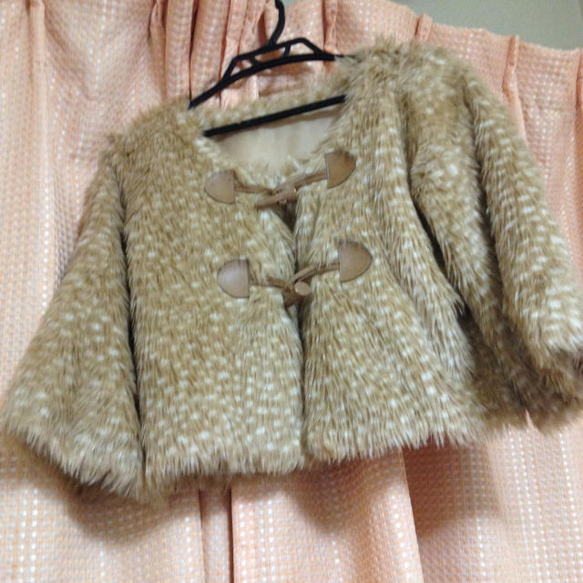 レオパード柄アウター レディースのジャケット/アウター(毛皮/ファーコート)の商品写真