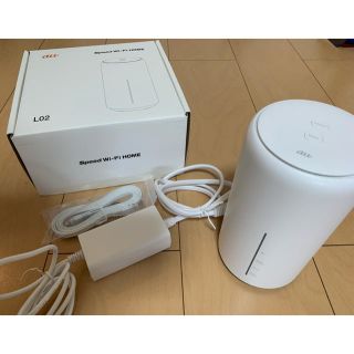 エーユー(au)のspeed wifi home L02S HWS33(PC周辺機器)