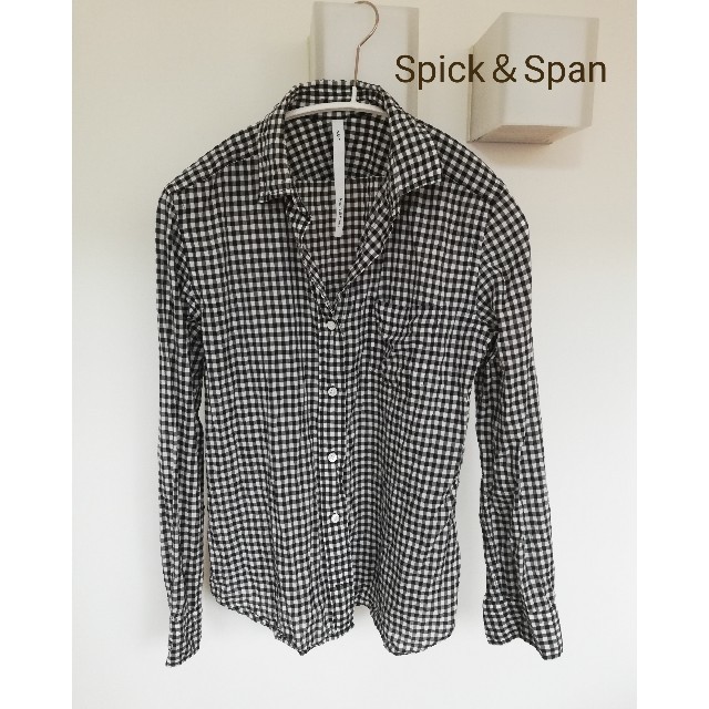 Spick & Span(スピックアンドスパン)のスピックアンドスパン　ギンガムチェックシャツ レディースのトップス(シャツ/ブラウス(長袖/七分))の商品写真