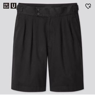 ユニクロ(UNIQLO)の最安値！！UNIQLO U 2020 グルカショートパンツ　ブラック　Ｌ(ショートパンツ)