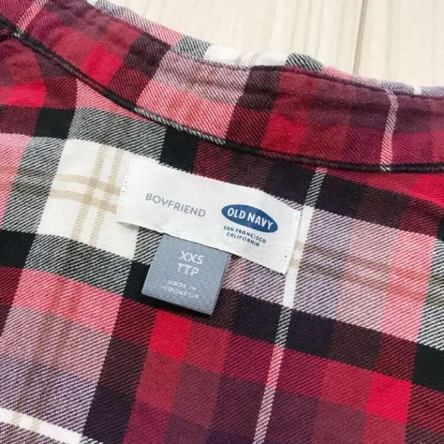 Old Navy(オールドネイビー)の値下げ900→700円　OLD NAVY チェックシャツ レディースのトップス(シャツ/ブラウス(長袖/七分))の商品写真