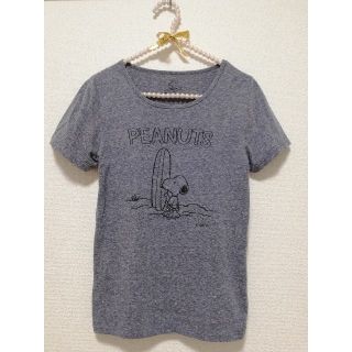 アースミュージックアンドエコロジー(earth music & ecology)のスヌーピーTシャツ　Sサイズ(Tシャツ(半袖/袖なし))