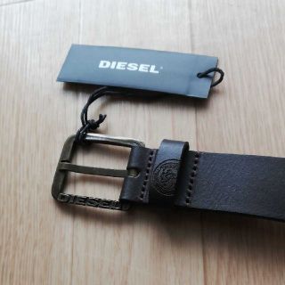 新品未使用◆DIESEL 本革ベルト・ダークブラウン  メンズビジネス