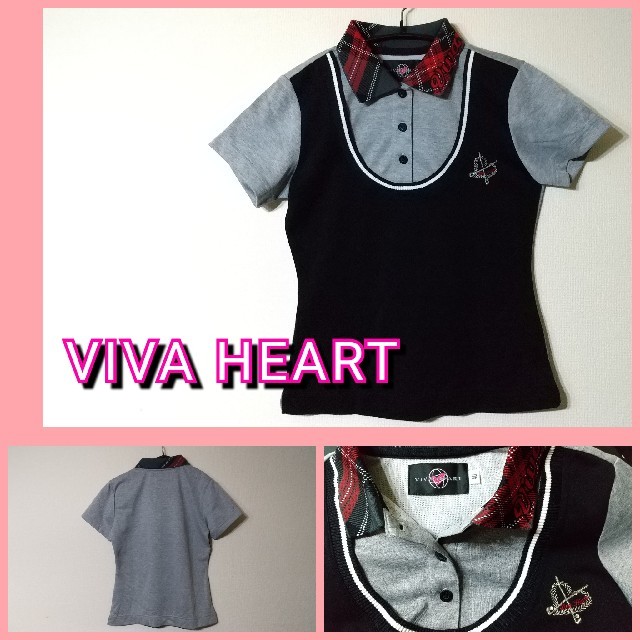 VIVA HEART(ビバハート)の【特価】ビバハート⭐️ポロシャツ⭐️ レディースのトップス(ポロシャツ)の商品写真