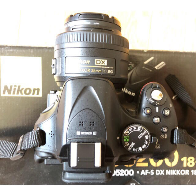 Nikon D5200 + 単焦点レンズ付の通販 by tttbro's shop｜ニコンならラクマ - デジタル一眼レフ 最新品低価
