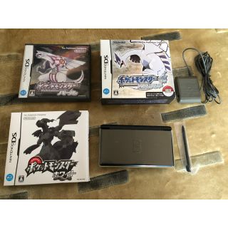 ニンテンドーDS(ニンテンドーDS)のNintendoDS +ポケットモンスター3点(携帯用ゲームソフト)