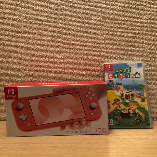 ゲームソフト/ゲーム機本体 nintendo switch lite コーラル どうぶつの ...