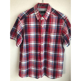 カンゴール(KANGOL)の【定番】kangol カンゴール　チェックシャツ　半袖　赤青(シャツ)