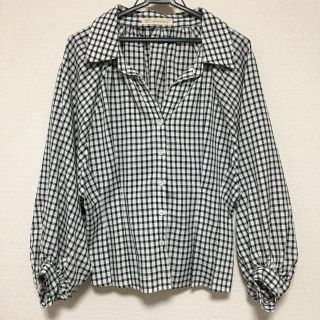 アズノウアズ(AS KNOW AS)の☆美品☆ as know as  ギンガムチェック　シャツ　ブラウス(シャツ/ブラウス(長袖/七分))