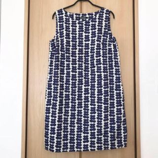 マリメッコ(marimekko)のマリメッコ ROOPERTTI ローペルッティ 38 ワンピース ノースリーブ(ひざ丈ワンピース)