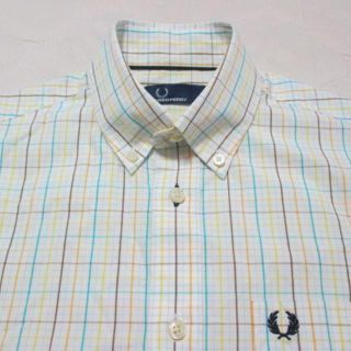 フレッドペリー(FRED PERRY)のＦＲＥＤ　ＰＥＲＲＹ半袖チェックシャツ 　表記サイズＸＳ(シャツ)