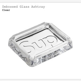 シュプリーム(Supreme)のSupreme Debossed Glass Ashtray Clear 灰皿(灰皿)