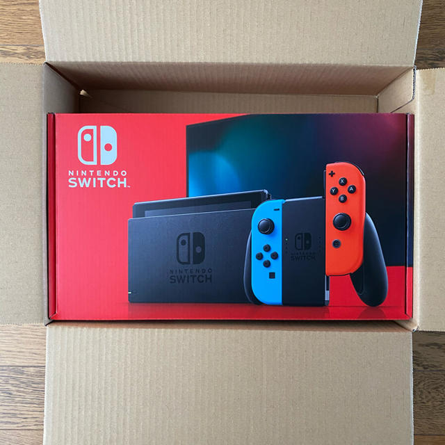 1個Joy-ConグリップNintedo Switch 任天堂スイッチ 本体 ネオンブルー ニンテンドウ