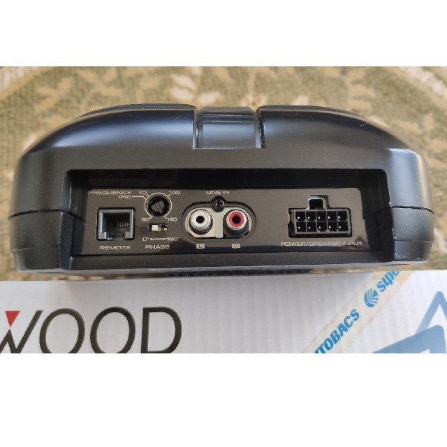 KENWOOD(ケンウッド)のKENWOODサブウーファーKSC-SW01ケンウッド 自動車/バイクの自動車(カーオーディオ)の商品写真