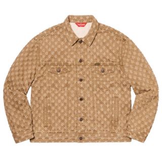 シュプリーム(Supreme)のHole Punch Denim Trucker Jacket Brown M(Gジャン/デニムジャケット)