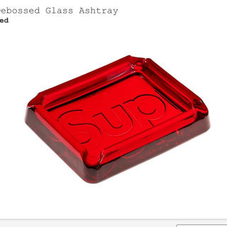 シュプリーム(Supreme)のsupreme Debossed Glass Ashtray (灰皿)(灰皿)