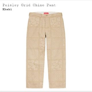 シュプリーム(Supreme)のsupreme　30 Paisley Grid Chino Pant(チノパン)