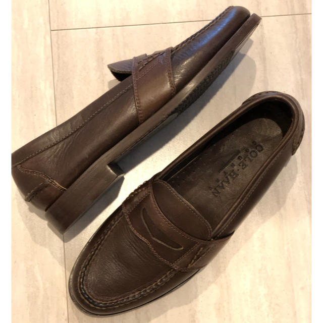 Cole Haan(コールハーン)の【新品】コールハーン革ローファー　ダークブラウン メンズの靴/シューズ(ドレス/ビジネス)の商品写真