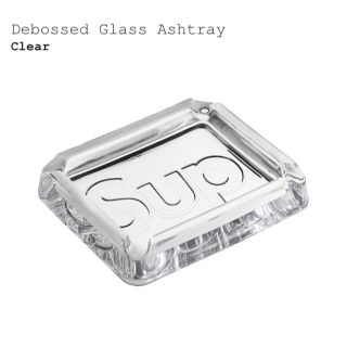 シュプリーム(Supreme)のSupreme Debossed Glass Ashtray 灰皿 クリアー(灰皿)